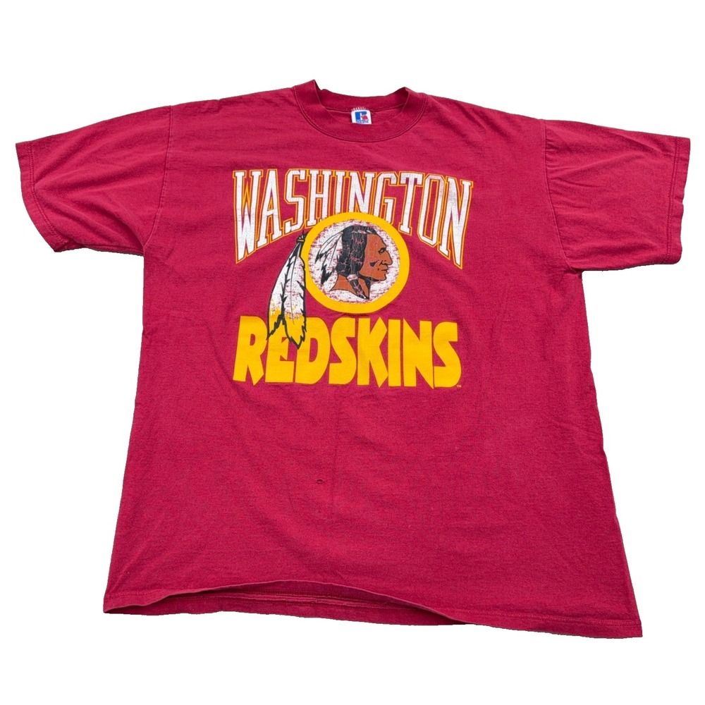 Vintage Washington Redskins Shirt Men XL Maroon Tee 90s Made In USA Russell